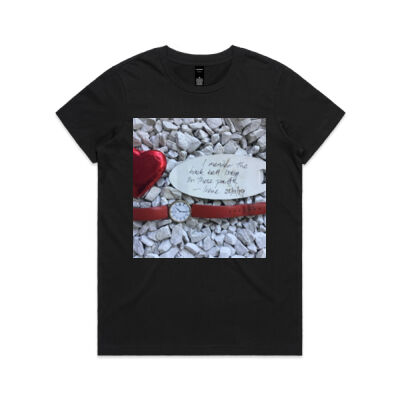 Irene mended these pants - Womens - Womens Maple Tee Thumbnail