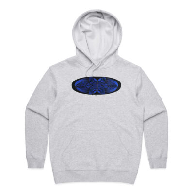 Blue Winding Weave 3 - Womens - Womens Premium Hood Thumbnail