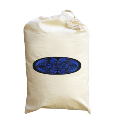 Blue Winding Weave 3 - Homeware - Medium Calico Santa Sack Thumbnail