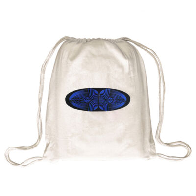 Blue Winding Weave 3 - Homeware - Drawstring Backpack Thumbnail