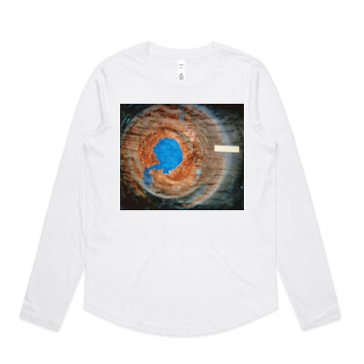 Holding Pattern 1 - Womens - Womens Curve Longsleeve Tee Thumbnail