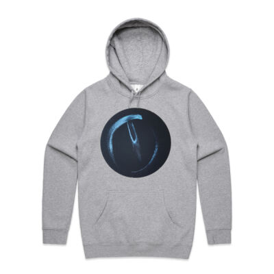 Black Blue - Mens - Unisex Stencil Hoodie Thumbnail