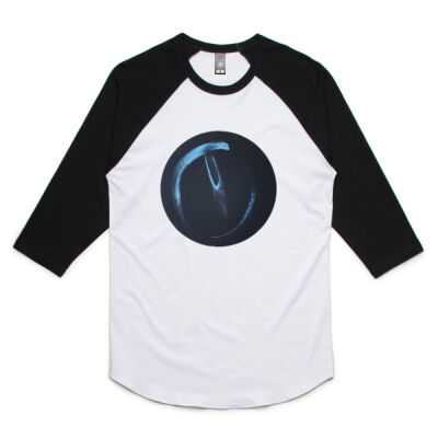 Black Blue - Womens - Unisex Raglan Tee Thumbnail