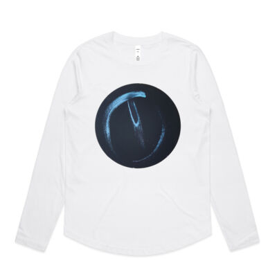 Black Blue - Womens - Womens Curve Longsleeve Tee Thumbnail