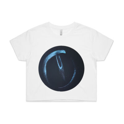 Black Blue - Womens - Womens Crop Tee Thumbnail