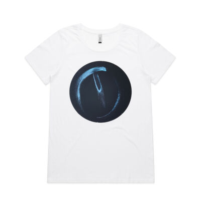 Black Blue - Womens - Womens Shallow Scoop Tee Thumbnail