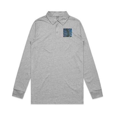 Blue Fronde 1 - Mens - Mens Chad Longsleeve Polo Thumbnail