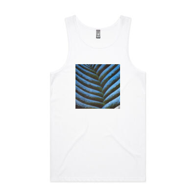 Blue Fronde 1 - Mens - Mens Lowdown Singlet Thumbnail