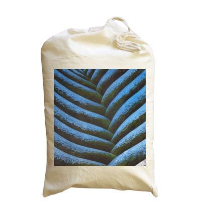 Blue Fronde 1 - Homeware - Medium Calico Santa Sack Thumbnail