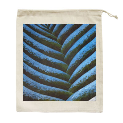 Blue Fronde 1 - Homeware - Medium Calico Bag Thumbnail