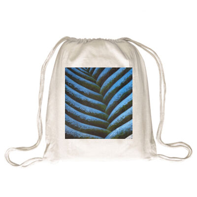Blue Fronde 1 - Homeware - Drawstring Backpack Thumbnail