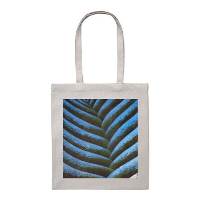 Blue Fronde 1 - Homeware - Heavy Duty Canvas Tote Bag Thumbnail