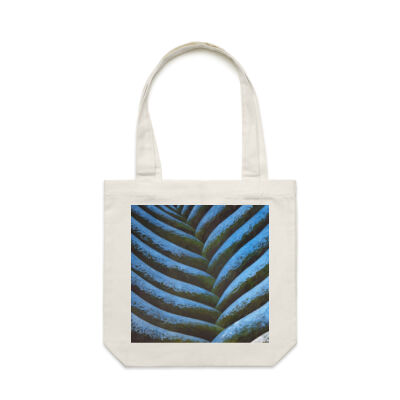 Blue Fronde 1 - Homeware - Carrie Tote Bag  Thumbnail