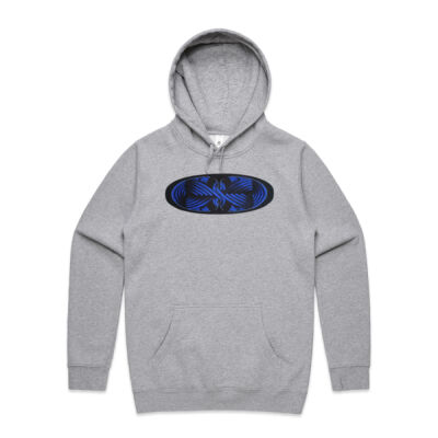 Blue Winding Weave 4 - Mens - Unisex Stencil Hoodie Thumbnail
