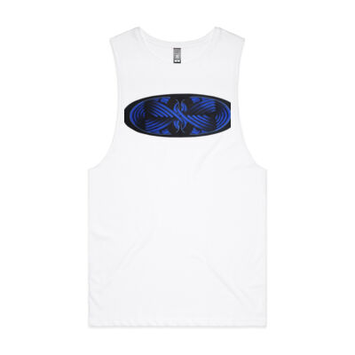 Blue Winding Weave 4 - Womens - Unisex Barnard Tank Thumbnail