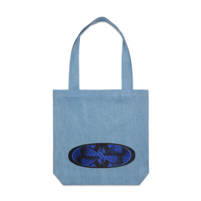 Blue Winding Weave 4 - Homeware - Denim Carrie Tote Thumbnail