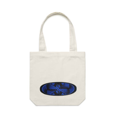 Blue Winding Weave 4 - Homeware - Carrie Tote Bag  Thumbnail