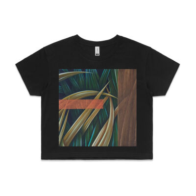 Dark Forest 2 - Womens - Womens Crop Tee Thumbnail