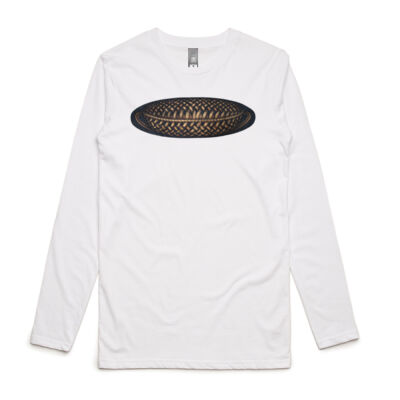 Gold Weave 1 - Mens - Mens Ink Longsleeve Tee Thumbnail
