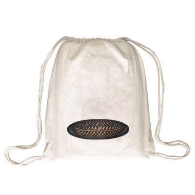 Gold Weave 1 - Homeware - Drawstring Backpack Thumbnail