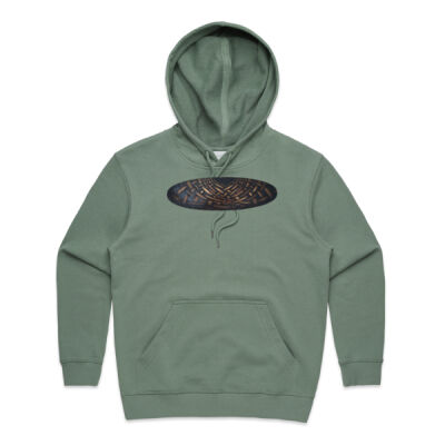 Gold Weave 2 - Womens - Womens Premium Hood Thumbnail