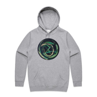 Green Ribbon - Womens - Unisex Stencil Hoodie Thumbnail