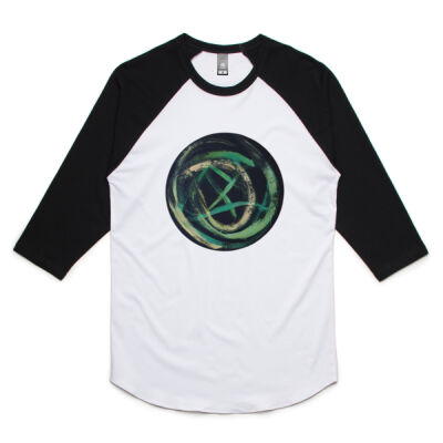 Green Ribbon - Womens - Unisex Raglan Tee Thumbnail