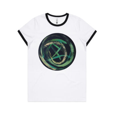 Green Ribbon - Womens - Womens Ringer Tee Thumbnail