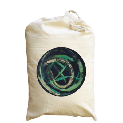 Green Ribbon - Homeware - Medium Calico Santa Sack Thumbnail