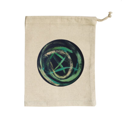 Green Ribbon - Homeware - Small Calico Bag Thumbnail