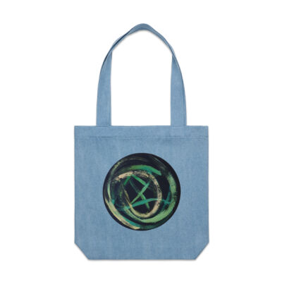 Green Ribbon - Homeware - Denim Carrie Tote Thumbnail