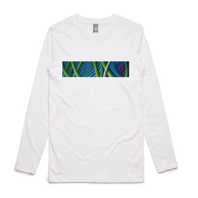 Tropical Forest 1 - Mens - Mens Ink Longsleeve Tee Thumbnail
