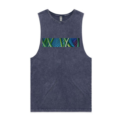 Tropical Forest 1 - Mens - Unisex Stone Wash Barnard Tank Thumbnail