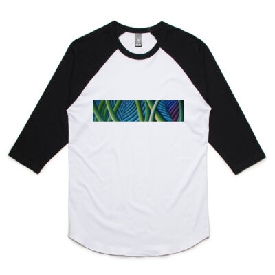 Tropical Forest 1 - Mens - Unisex Raglan Tee Thumbnail