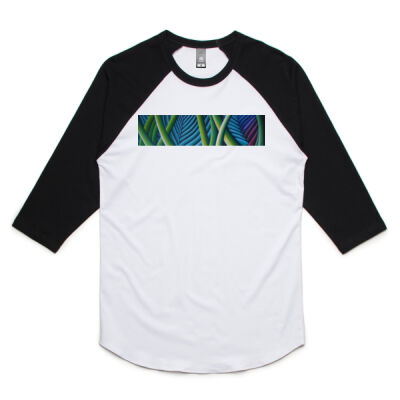 Tropical Forest 1 - Womens - Unisex Raglan Tee Thumbnail