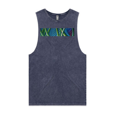 Tropical Forest 1 - Womens - Unisex Stone Wash Barnard Tank Thumbnail