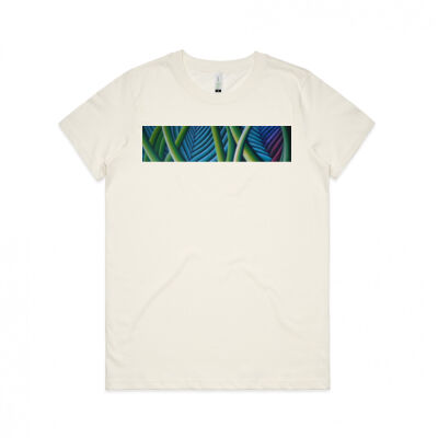 Tropical Forest 1 - Womens - Womens Maple Organic Tee Thumbnail