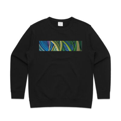 Tropical Forest 2 - Womens - Womens Premium Crew Thumbnail