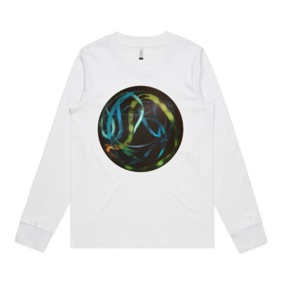 Blue Green Ribbon - Womens - Womens Dice Longsleeve Tee Thumbnail