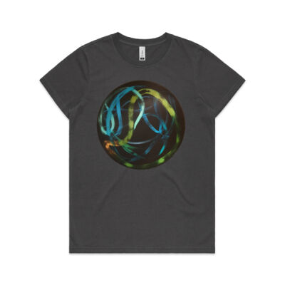 Blue Green Ribbon - Womens - Womens Faded Tee Thumbnail