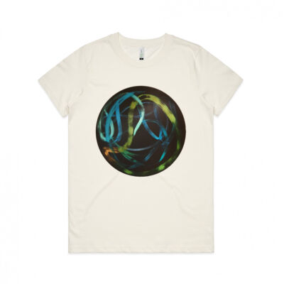 Blue Green Ribbon - Womens - Womens Maple Organic Tee Thumbnail