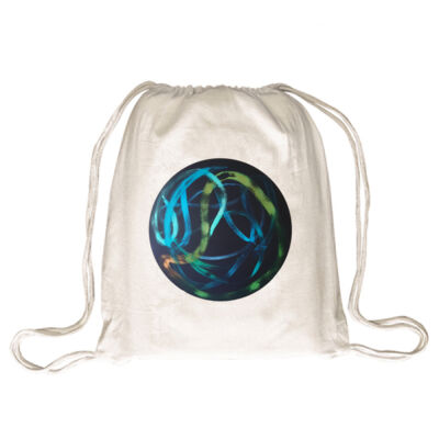 Blue Green Ribbon - Homeware - Drawstring Backpack Thumbnail