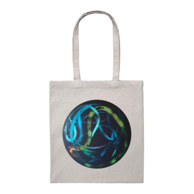 Blue Green Ribbon - Homeware - Heavy Duty Canvas Tote Bag Thumbnail