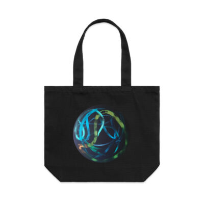 Blue Green Ribbon - Homeware - Shoulder Tote Thumbnail